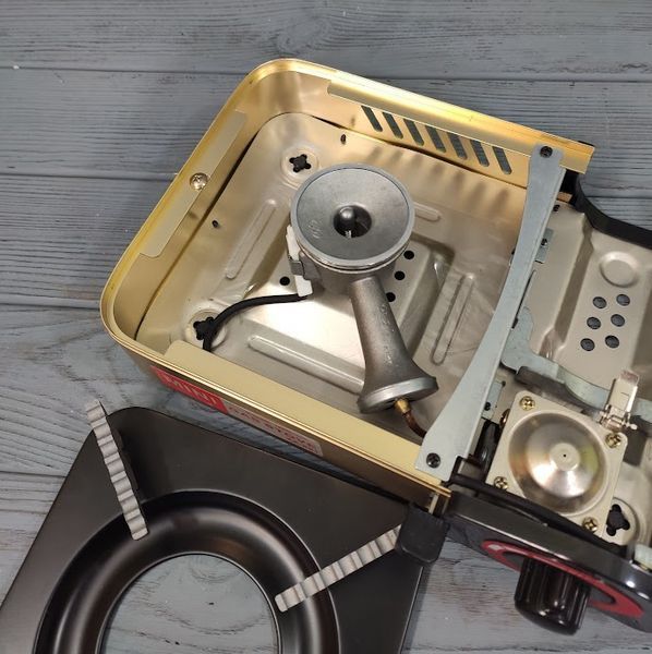 Портативная газовая горелка Mini Gas Stove ZX-001 (R86813) / Туристическая газовая плита R86813 фото