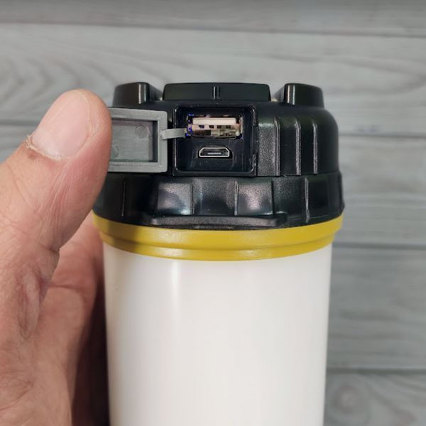 Фонарь кемпинговый с функцией Power Bank HC-261 / Фонарик - лампа переносной с ручкой HC-261 фото