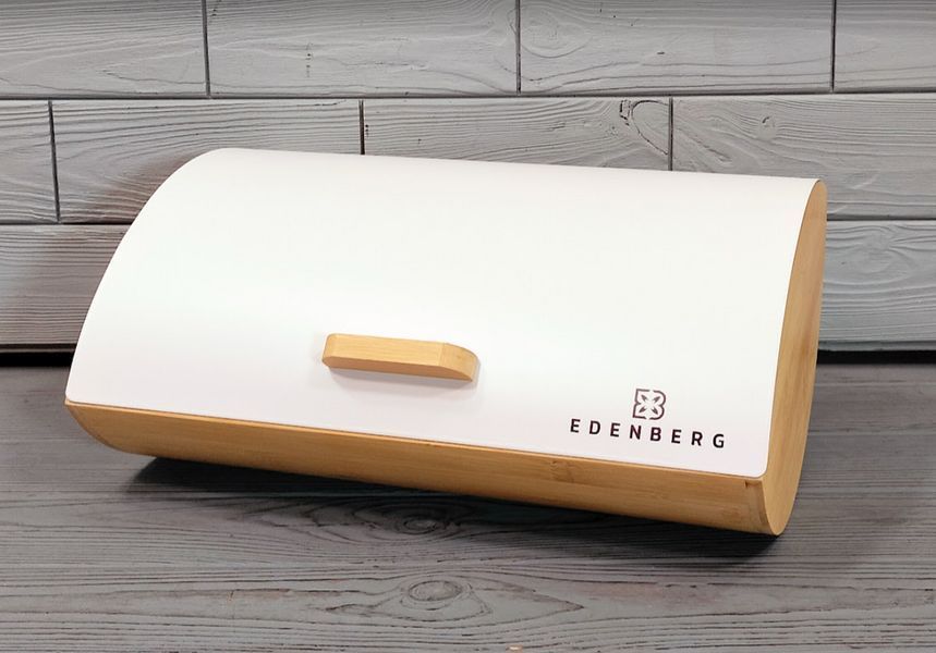 Хлібниця Edenberg EB-123 дерев'яна з відкидною кришкою EB-123 фото