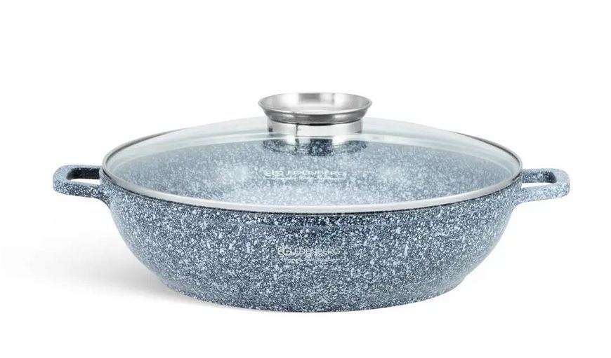 Универсальный сотейник - казан Edenberg EB-8041 ( 28см / 3,3л) с антипригарным мраморным покрытием и крышкой EB-8041 фото