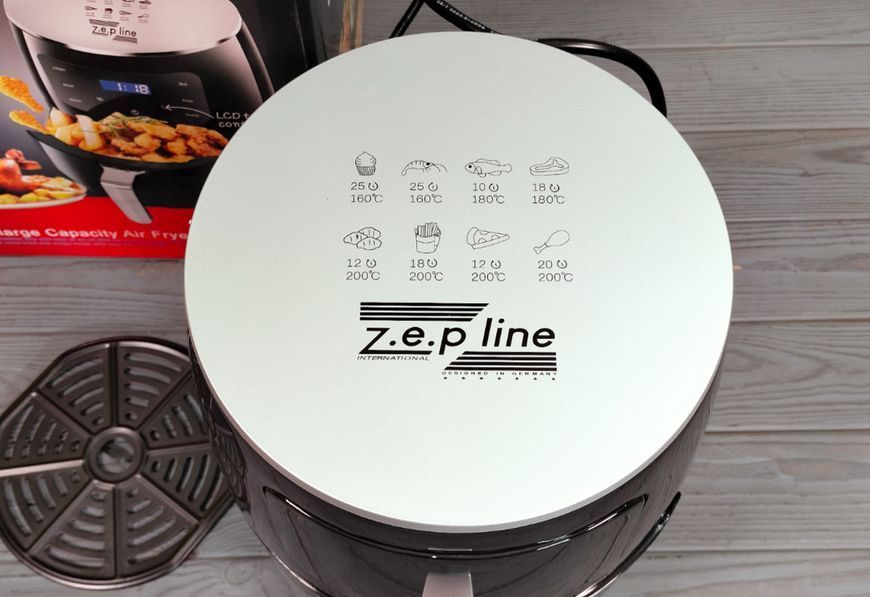 Аерофритюрница Zepline ZP-085 6л 3000W / Безмаслянная электрическая фритюрница ZP-085 фото