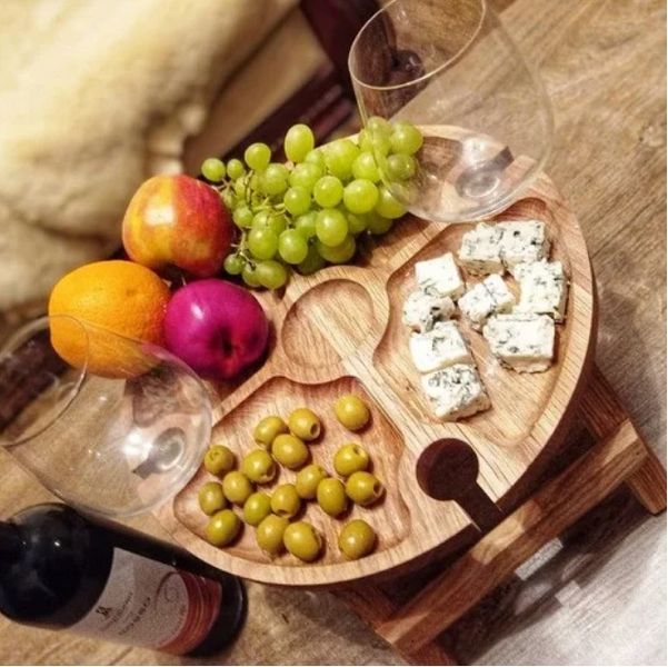 Столик для вина и сыра складной d35см*h22см MH-4072 MH-4072 фото