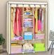 Шкаф складной тканевый на 3 секции Storage Wardrobe 88130 (130х45х175 см) 88130 фото 5