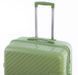 Велика дорожня валіза поліпропілен Travel world 36983L-GR (Green/Зелений) на колесах і кодовим замком R36983L-GR фото 5