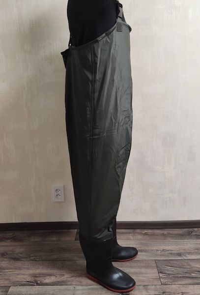 Заброды для рыбалки - Полукомбинезон рыбацкий размер: 44-45-46 Sams Fish SF24078 / Вейдерсы рыболовные SF24078 фото