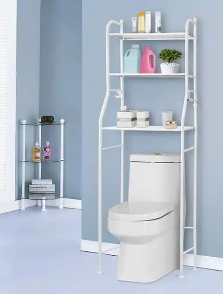 Полка-стеллаж напольная для туалета / Этажерка в туалет над унитазом Toilet Rack R30895 R30895 фото
