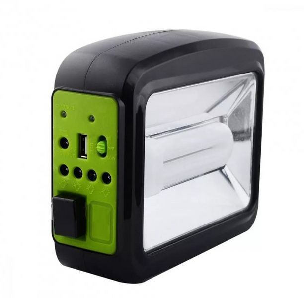 Фонарь кемпинговый аварийный с Power Bank, солнечной панелью и 3 лампочки Cclamp CL-01 CL-01 фото