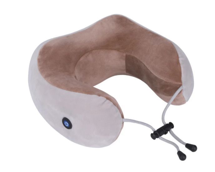 Массажная подушка для шеи на батарейках Massage Pillow SHAKE (WM-003) Массажер для шеи WM-003 фото