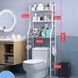 Полка-стеллаж напольная для туалета / Этажерка в туалет над унитазом Toilet Rack R30895 R30895 фото 7