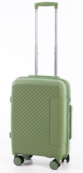 Малый дорожный чемодан полипропилен Travel world R36983S-GR (Green/Зеленый) на колесах и кодовым замком R36983S-GR фото