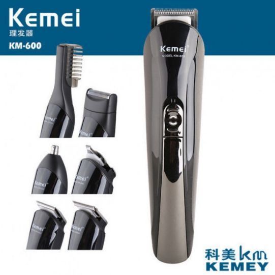 Машинка для стрижки Kemei KM-600 11 в 1 з підставкою, Тример бритва багатофункціональна KM-600 фото