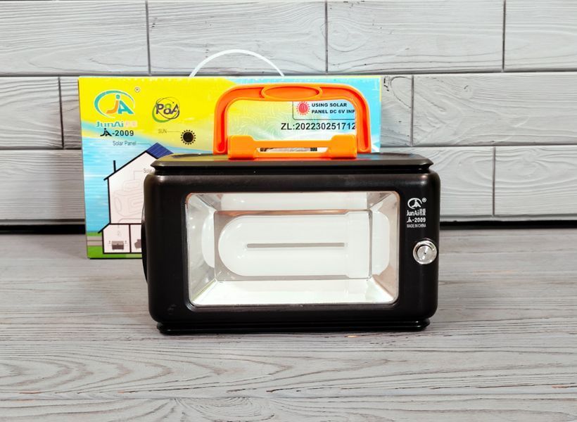 Сонячна станція/ліхтар-світильник акумуляторний з PowerBank + 3 лампочки JA-2009 JA-2009 фото