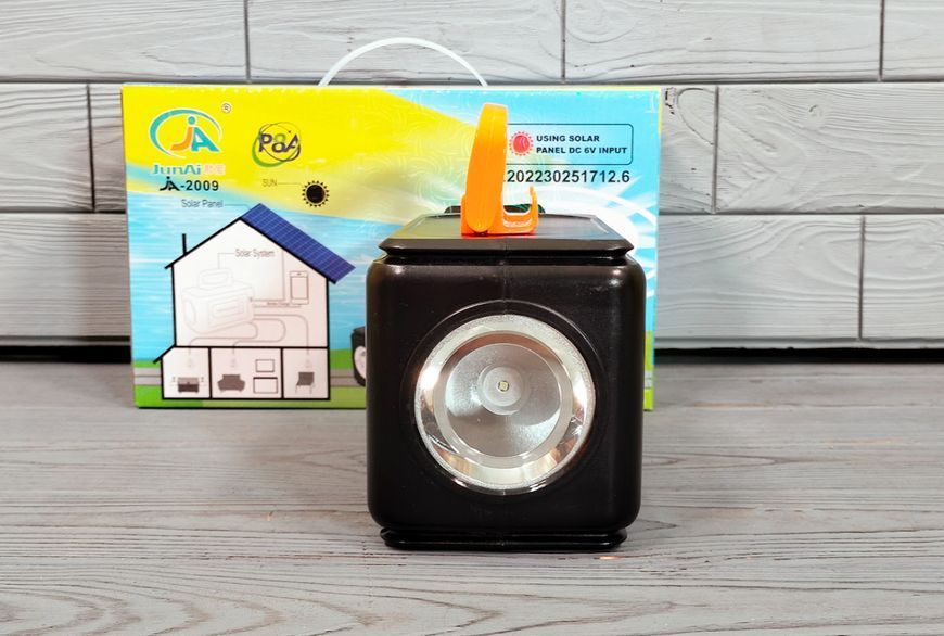 Сонячна станція/ліхтар-світильник акумуляторний з PowerBank + 3 лампочки JA-2009 JA-2009 фото