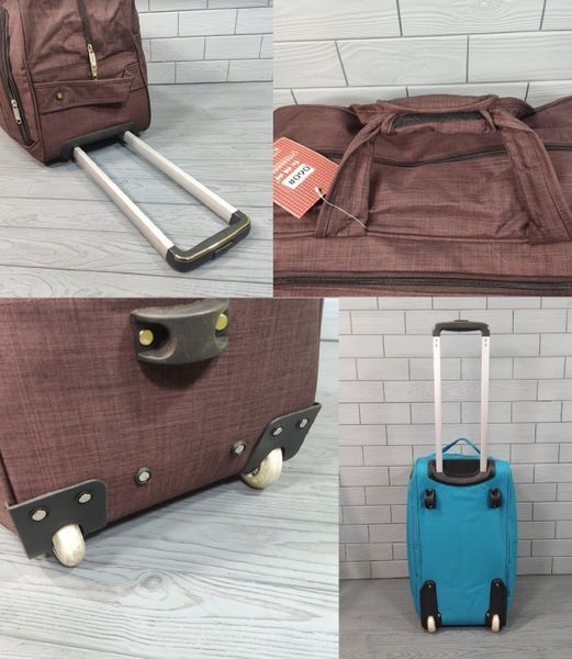 Середня дорожня сумка обсяг 70л на колесах c висувною ручкою HongTon HT-0060 HT-0060 фото