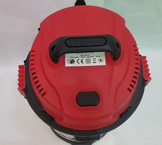Пилосос миючий Domotec MS 4413 потужність 2000W 2 в 1. Вологе та сухе прибирання MS-4413 фото