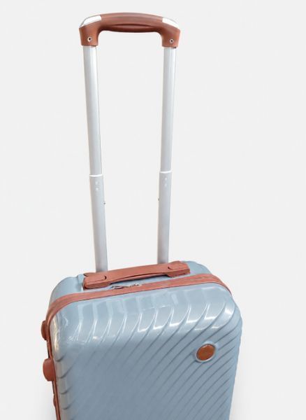 Дорожня валіза маленька S Travel World R42140-S-LB 55&times;38&times;23 см сріблясто-блакитний з коліщатками R42140-S-LB фото