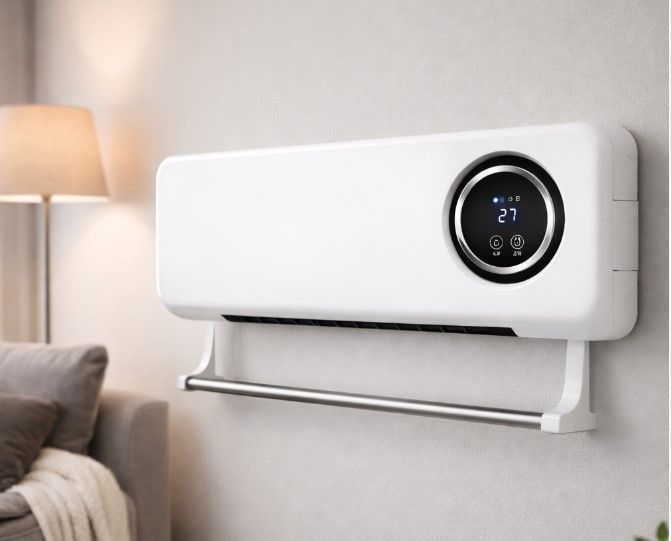 Настенный обогреватель Domotec MS-5963 White 2000Вт с пультом и сушилкой зима/лето MS-5963 фото