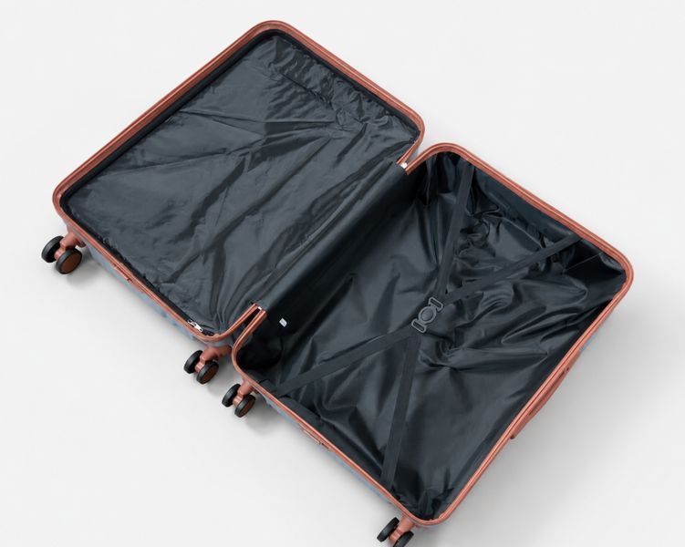Дорожня валіза маленька S Travel World R42140-S-LB 55&times;38&times;23 см сріблясто-блакитний з коліщатками R42140-S-LB фото