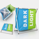 Місткий кошик для білизни Light&Dark 61х35х57 см R82579 для сортування речей і прання R82579 фото 1