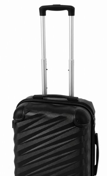 Валіза дорожня мала Travel World R37244-S-BK чорний розмір S з ABS-пластику R37244-S-BK фото