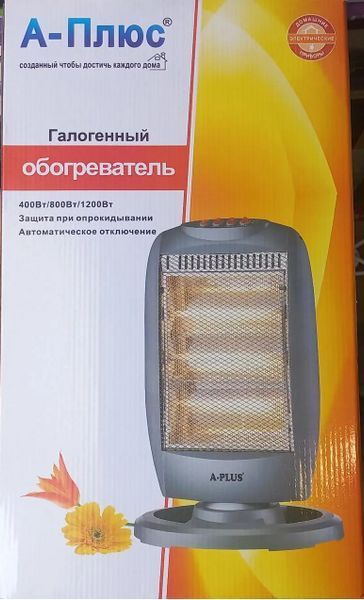 Обогреватель галогеновый&nbsp;A-Plus AP-1990/ Напольный/ Настольный AP-1990 фото