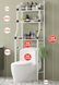 Підлогова полиця для туалету Toilet Rack R30892 органайзер над унітазом для засобів і паперу  R30892 фото 5