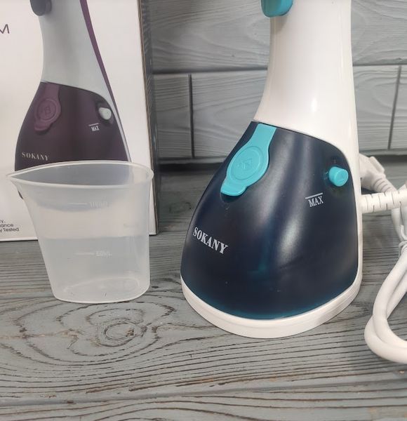 Ручной отпариватель вертикальный SOKANY AJ-2205 1500W / Пароочиститель для одежды AJ-2205 фото