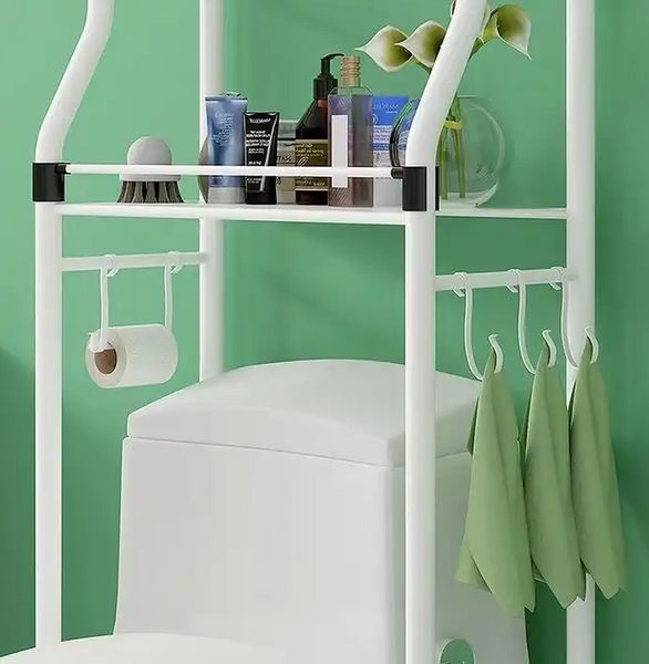 Підлогова полиця для туалету Toilet Rack R30892 органайзер над унітазом для засобів і паперу  R30892 фото