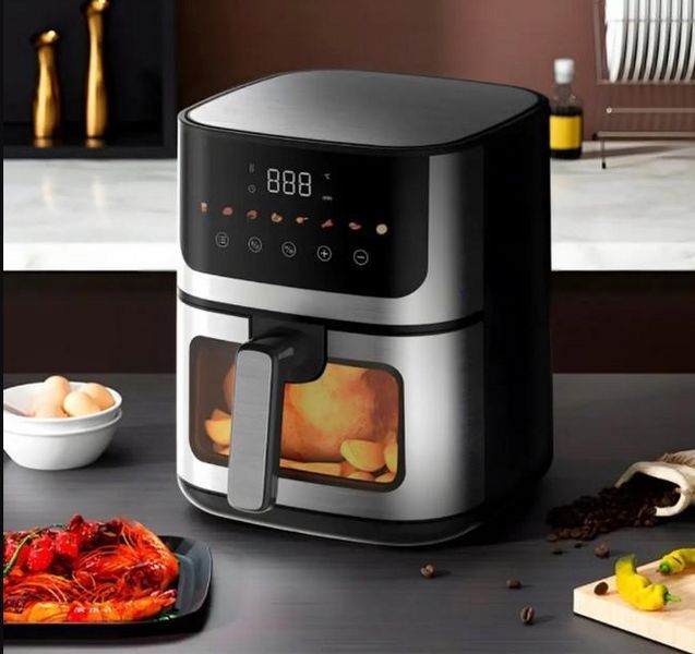 Мультипiч Rainberg RB-2268 8 л, 4200W &mdash; безмасляна аерофритюрниця з регулюванням температури RB-2268 фото