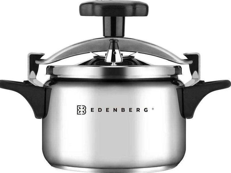 Скороварка-пароварка 9 л/3в1 зі скляною кришкою неіржавка сталь Edenberg EB-3770 EB-3770 фото