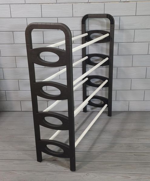 Полиця для взуття на 16 пар взуття Shoe Rack WM-66. Полиця для взуття складана на 4 полиці WM-66 фото