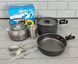 Набор посуды для пикника и туризма Cooking Set DS-308 (9 предметов) / Посуда для путешествий DS-308 фото 4