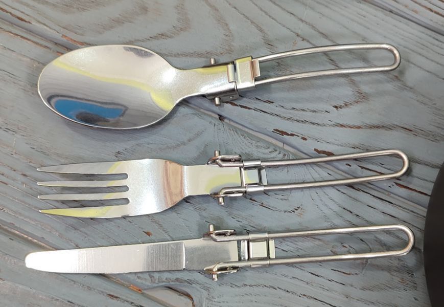 Набор посуды для пикника и туризма Cooking Set DS-308 (9 предметов) / Посуда для путешествий DS-308 фото