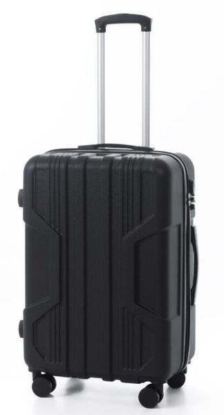 Середня дорожня валіза ABS-пластик Travel World R33423M-BL (Black/Чорний) на колесах R33423M-BL фото