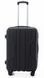 Середня дорожня валіза ABS-пластик Travel World R33423M-BL (Black/Чорний) на колесах R33423M-BL фото 1