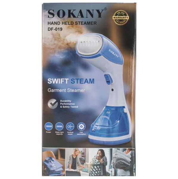 Вертикальний відпарювач для тканин SOKANY DF-019 1500 Вт для дому та подорожей DF-019 фото