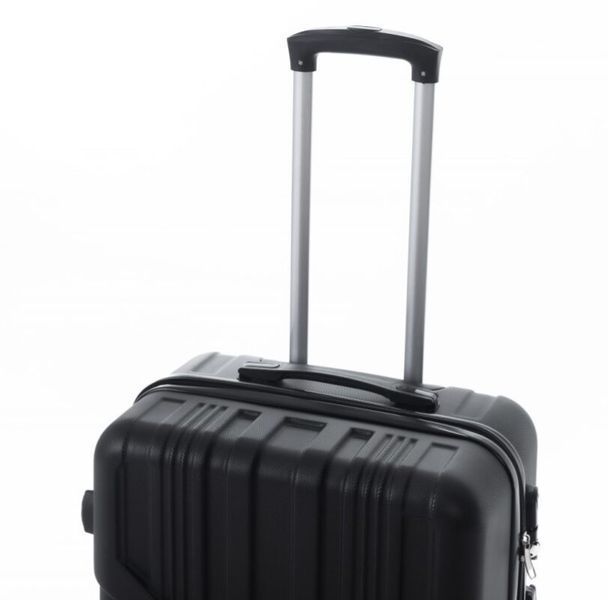 Середня дорожня валіза ABS-пластик Travel World R33423M-BL (Black/Чорний) на колесах R33423M-BL фото