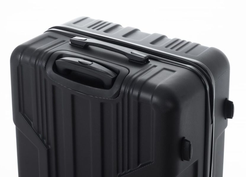 Середня дорожня валіза ABS-пластик Travel World R33423M-BL (Black/Чорний) на колесах R33423M-BL фото