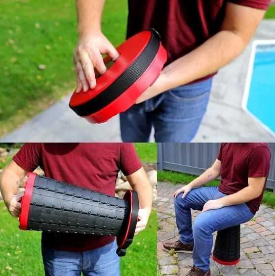 Портативный выдвижной складной стул Retractable Folding Stools Туристический стул GR-3985 фото