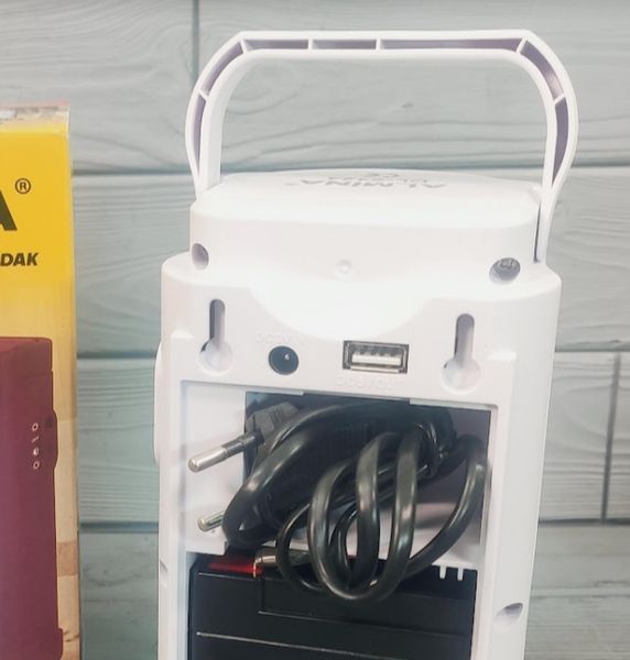 Фонарь аккумуляторный с функцией Power Bank Almina DL-2424 / Фонарик - лампа аварийный DL-2424 фото