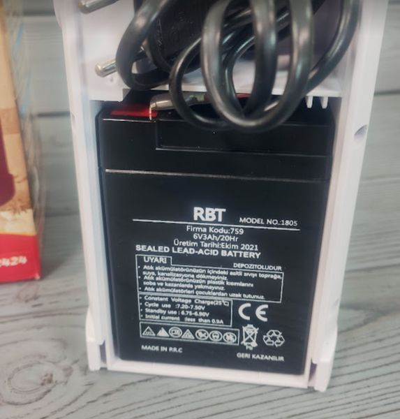 Фонарь аккумуляторный с функцией Power Bank Almina DL-2424 / Фонарик - лампа аварийный DL-2424 фото