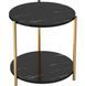 Журнальний квадратний столик Modern Home M50267, 2 яруси, 40&times;40&times;43 см, компактний і стильний M50267 фото 6