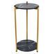 Компактний журнальний столик Home M50269 30х30х60 см з двома полицями для речей і декору M50269 фото 5