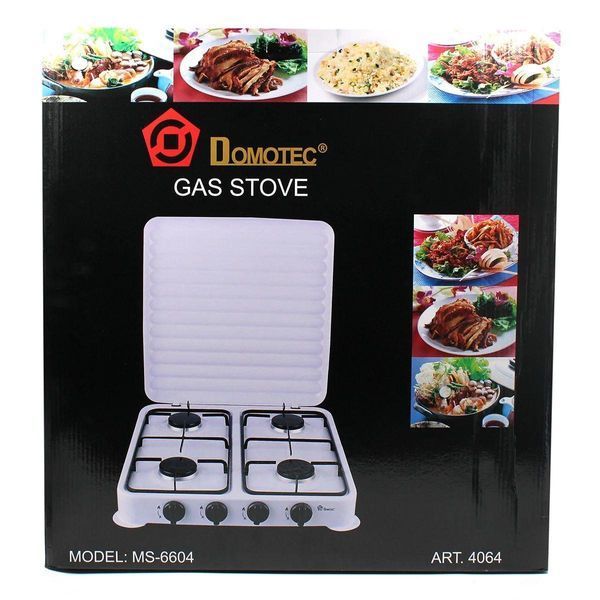 Настільний таганок газовий (газова плита на 4 конфорки DOMOTEC MS-6604 6604 фото