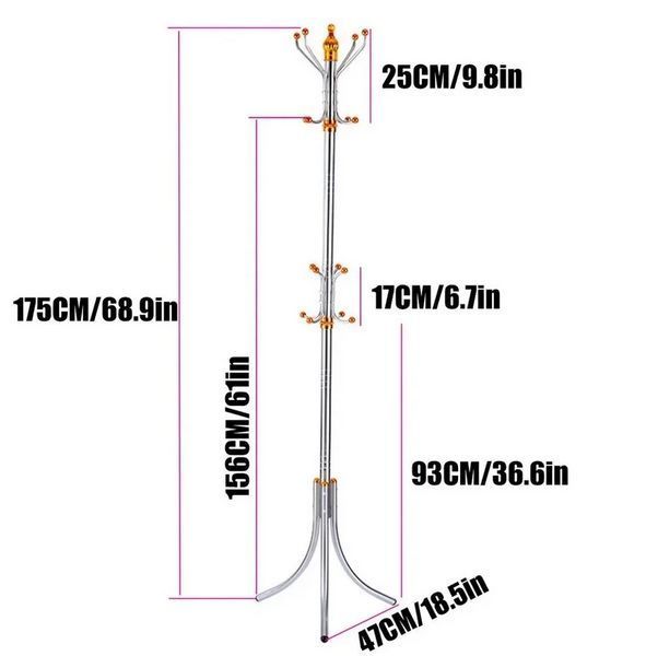 Підлогова вішалка - стійка для одягу Coat Rack 16 крючков CR-105 фото