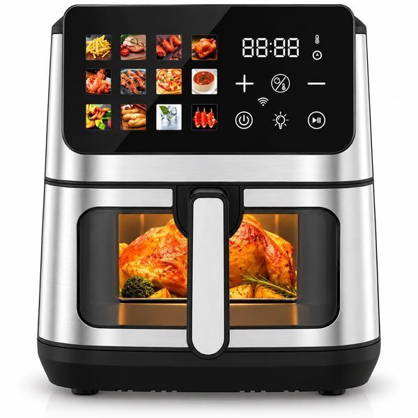 Аерофритюрниця мультипіч 2 Тена DOMOTEC MS-3224, 12 л, 4500 Вт, Аерогриль MS-3224 фото