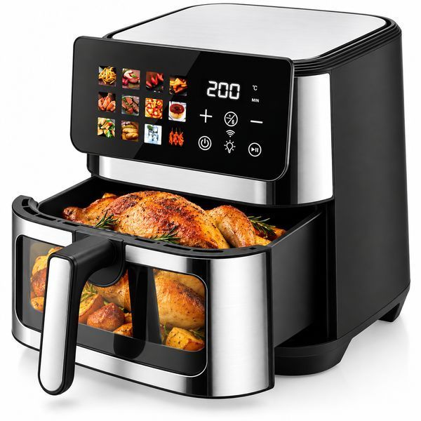 Аерофритюрниця мультипіч 2 Тена DOMOTEC MS-3224, 12 л, 4500 Вт, Аерогриль MS-3224 фото