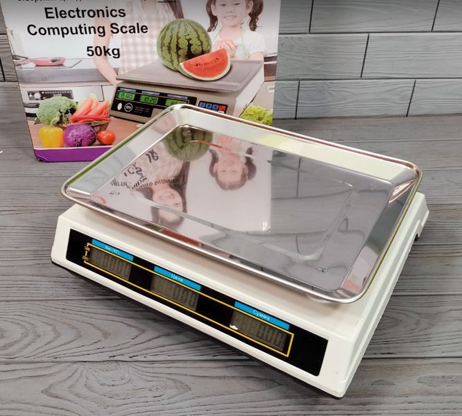 Торговельні ваги A-Plus SC-1655 50 кг для зважування продуктів і товарів SC-1655 фото