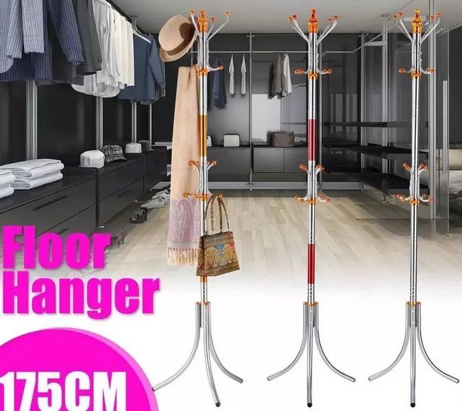 Підлогова вішалка - стійка для одягу Coat Rack 16 крючков CR-105 фото