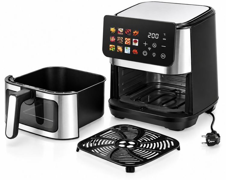 Аерофритюрниця мультипіч 2 Тена DOMOTEC MS-3224, 12 л, 4500 Вт, Аерогриль MS-3224 фото